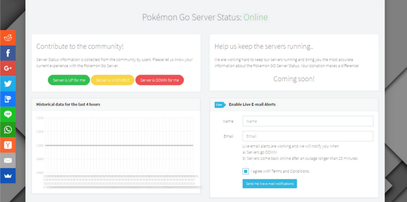 Pokemon Server Status