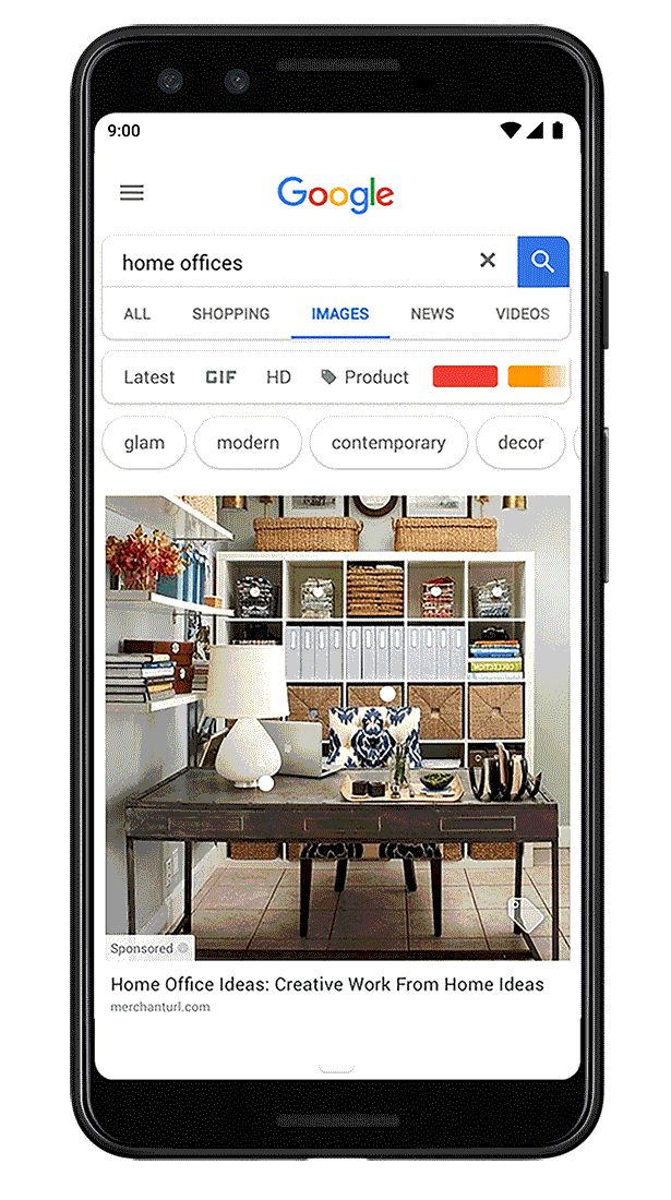 Google добавит рекламу в поиск по картинкам