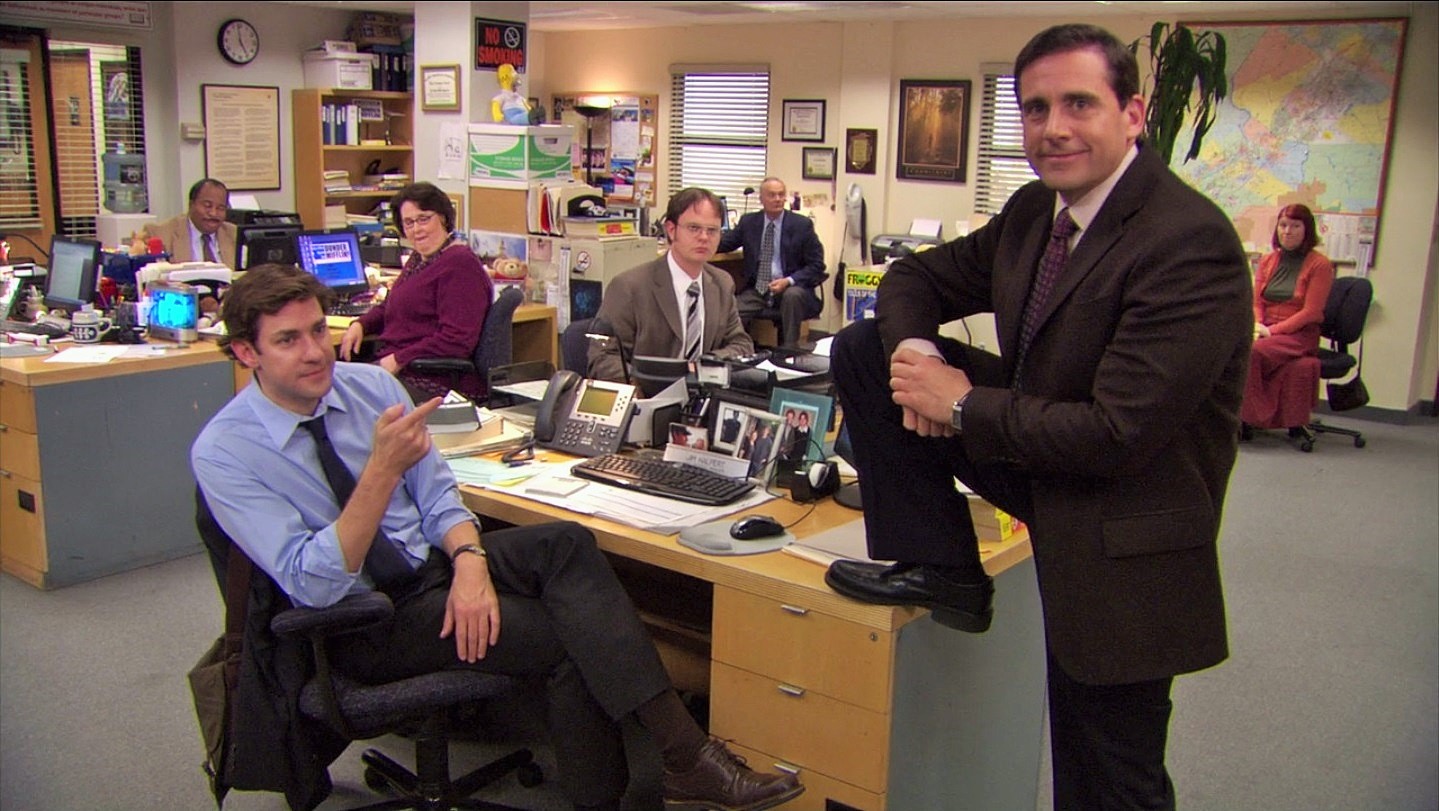 Кадр из сериала "Офис". 